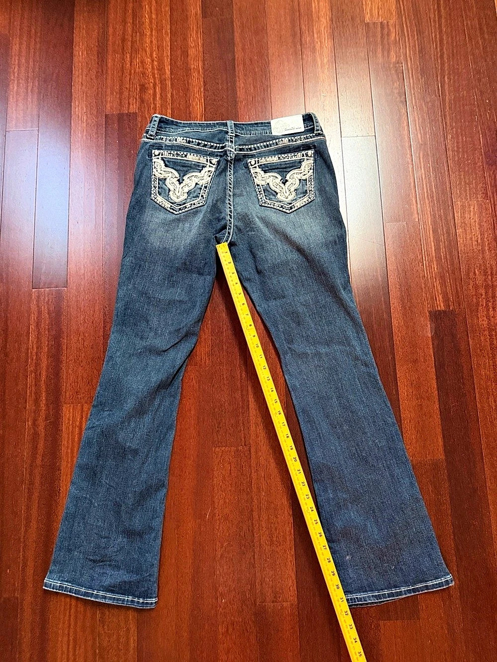 GRACE in LA Easy Fit Boot Cut Jeans Waist 31 Blue
